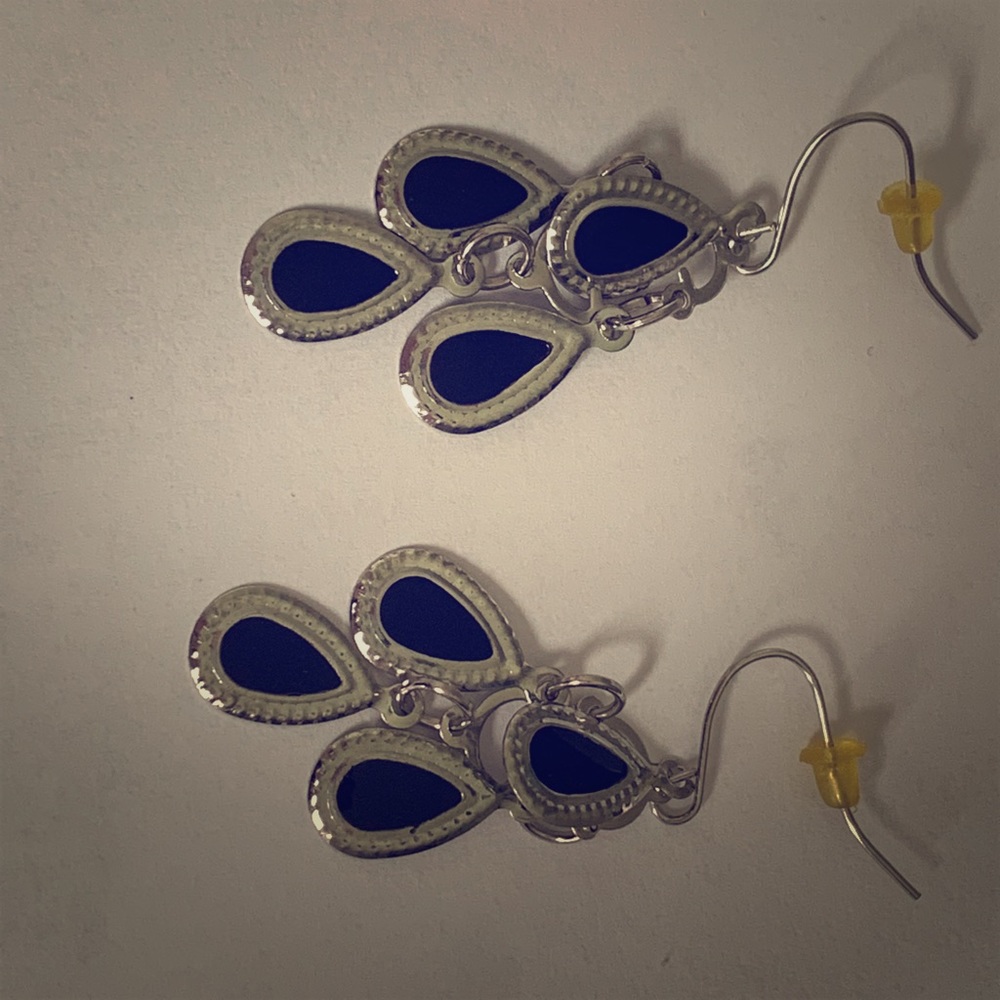 Black + Silver Earrings